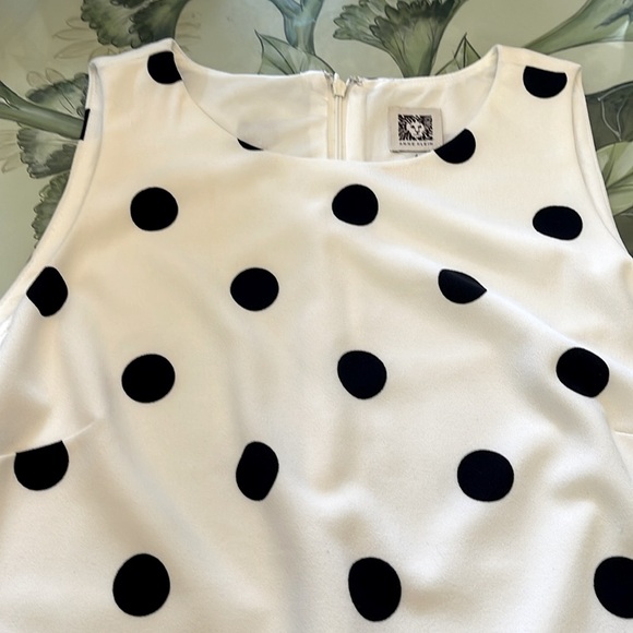 Anne Klein Polka Dot Sheath Dress - Picture 8 of 12